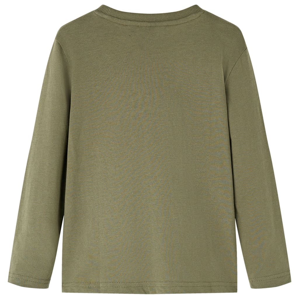 VidaXL Chemise enfant à manches longues 104 kaki