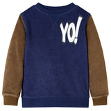 VidaXL Pull enfant 104 bleu marine foncé