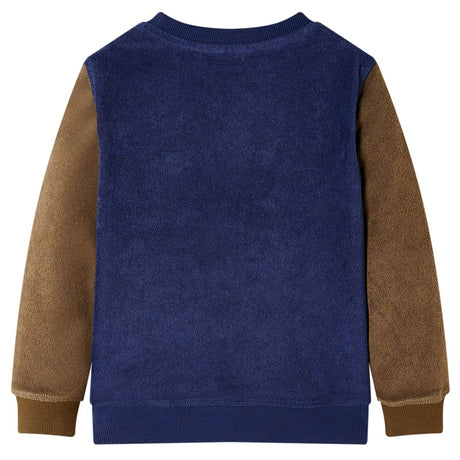 VidaXL Pull enfant 128 bleu marine foncé