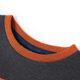 VidaXL Chemise enfant à manches longues 128 anthracite
