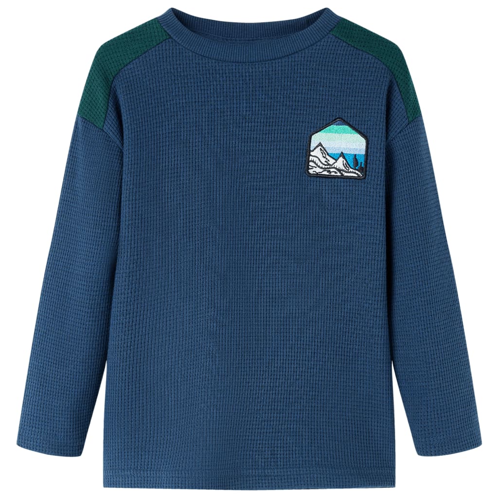 VidaXL Pull enfant 92 bleu marine