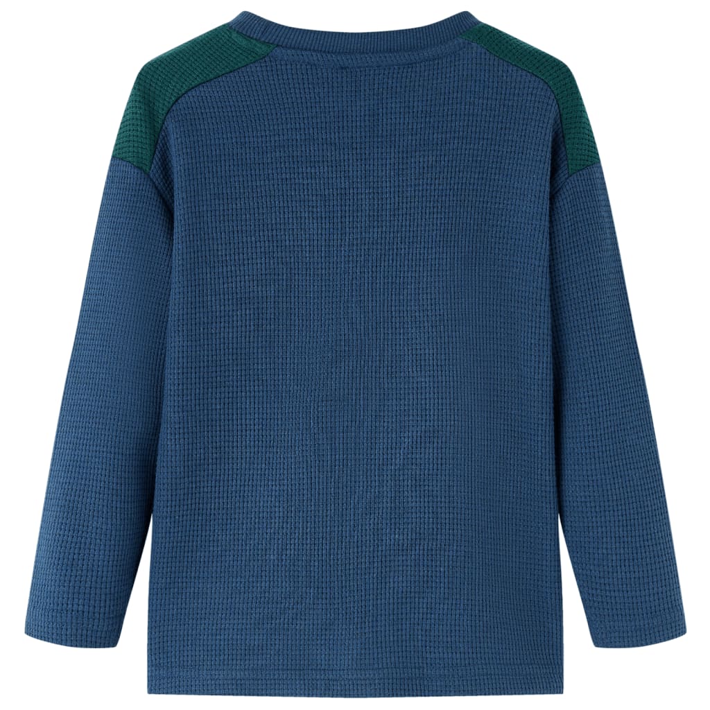 VidaXL Pull enfant 116 bleu marine