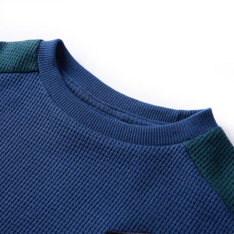 VidaXL Pull enfant 116 bleu marine