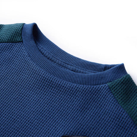 VidaXL Pull enfant 128 bleu marine