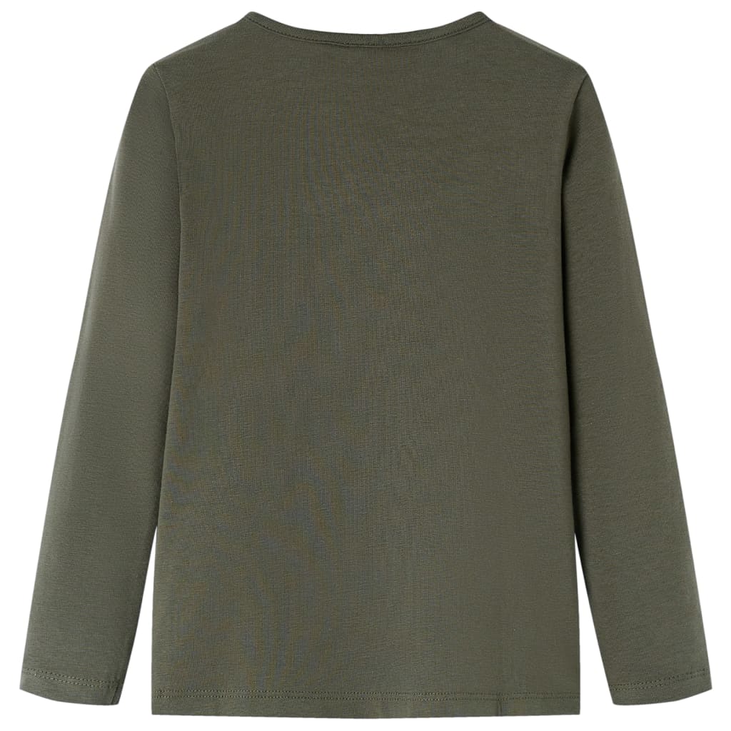VidaXL Chemise enfant à manches longues 92 kaki
