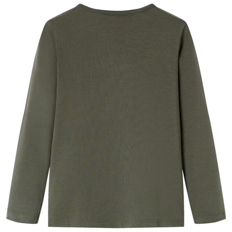 VidaXL Chemise enfant à manches longues 104 kaki