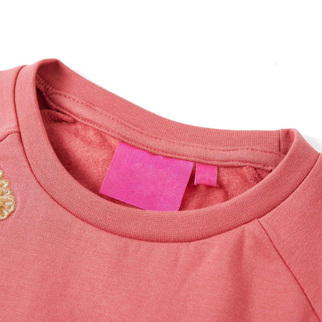 VidaXL Pull enfant 116 vieux rose