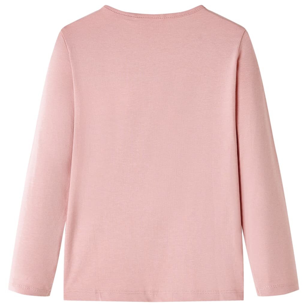 VidaXL Chemise enfant à manches longues 104 rose clair