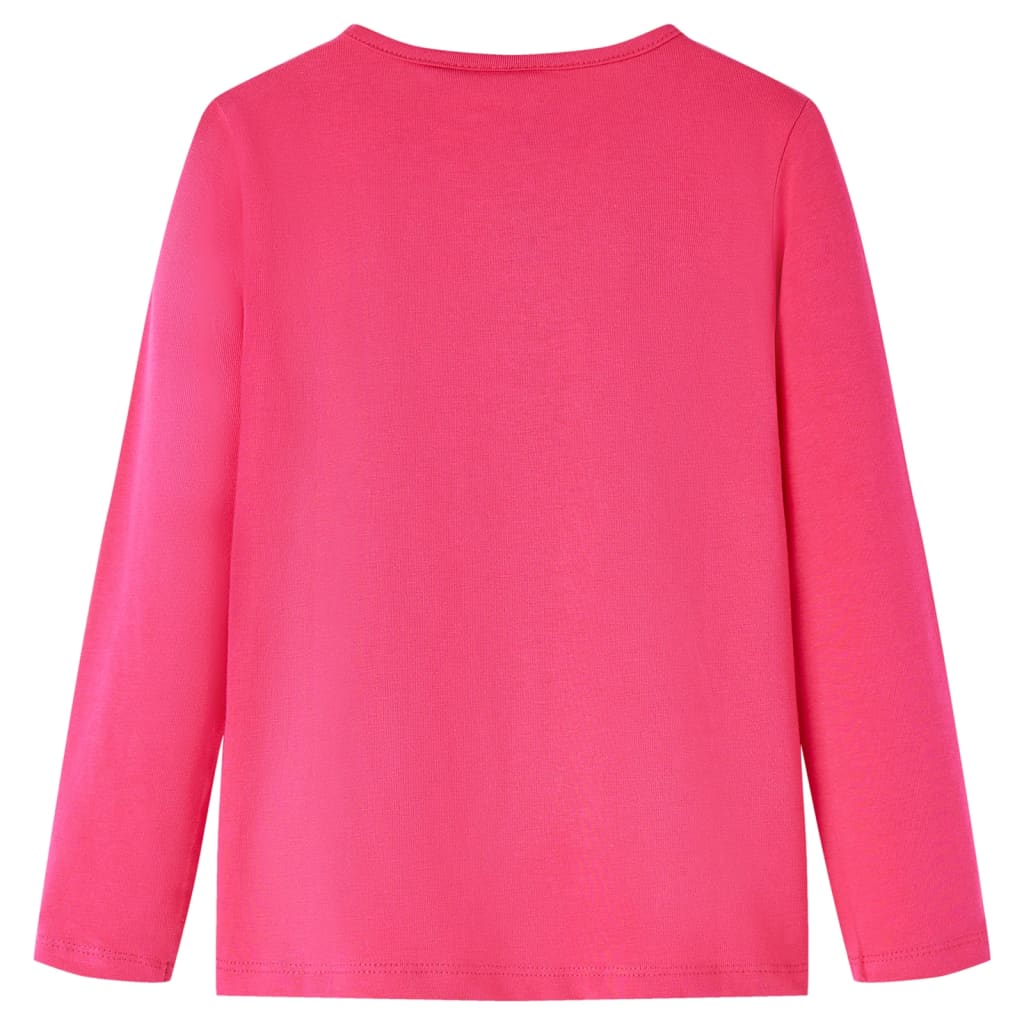 VidaXL Chemise enfant à manches longues 92 rose vif