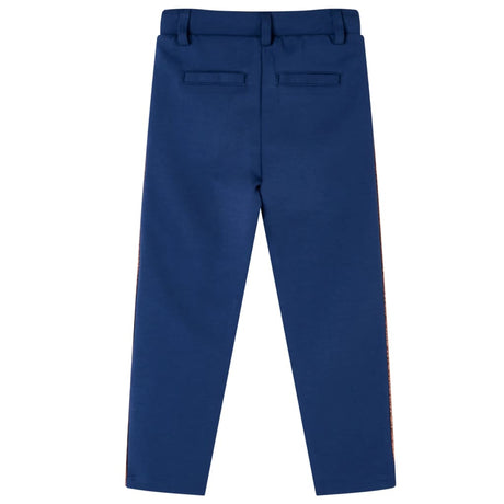 VidaXL Pantalon enfant avec cordon de serrage 92 bleu marine