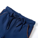 VidaXL Pantalon enfant avec cordon de serrage 140 bleu marine