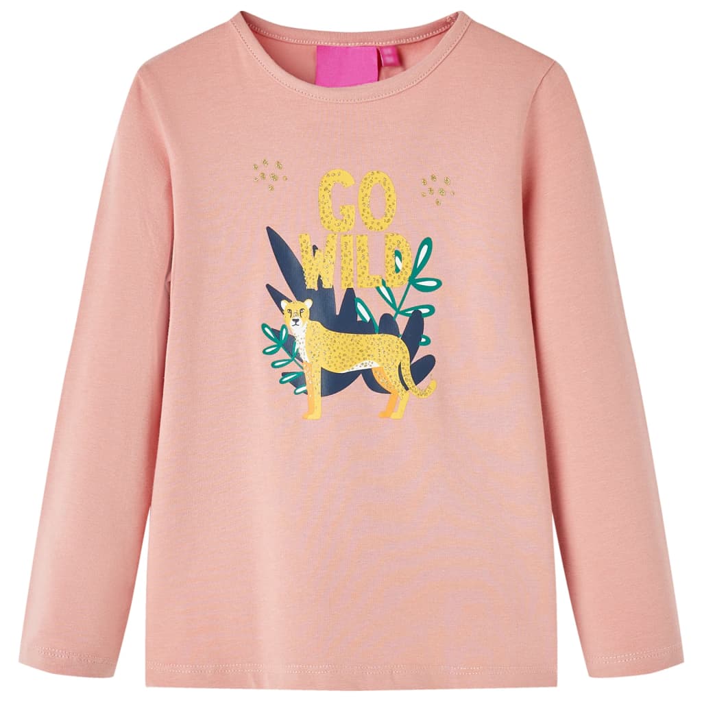 VidaXL Chemise enfant à manches longues 92 rose clair