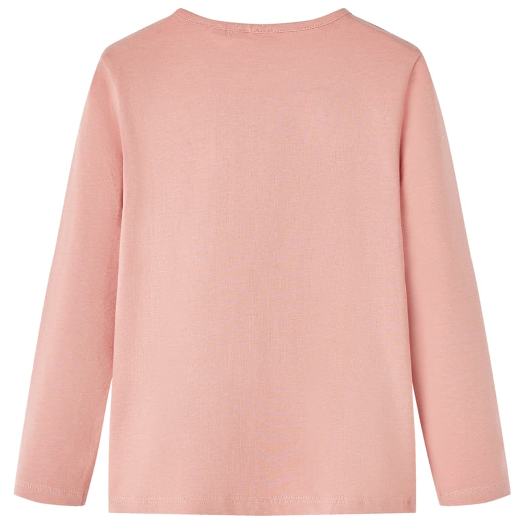 VidaXL Chemise enfant à manches longues 140 rose clair