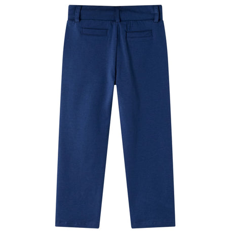 VidaXL Pantalon enfant avec cordon de serrage 92 bleu marine