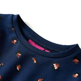 VidaXL Robe enfant à manches longues 92 bleu marine