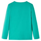 VidaXL Chemise enfant à manches longues 104 vert vif