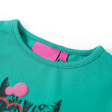 VidaXL Chemise enfant à manches longues 128 vert vif