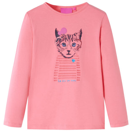 VidaXL Chemise enfant à manches longues 116 rose