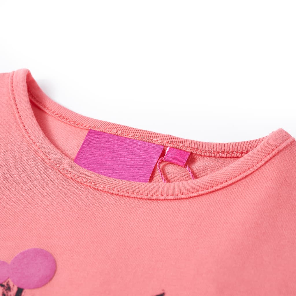 VidaXL Chemise enfant à manches longues 128 rose