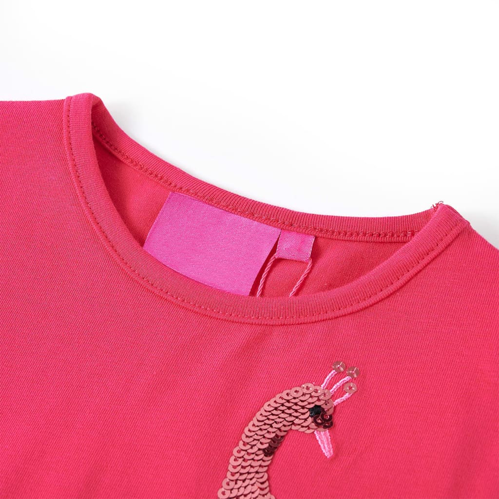 VidaXL Chemise enfant à manches longues 92 rose vif