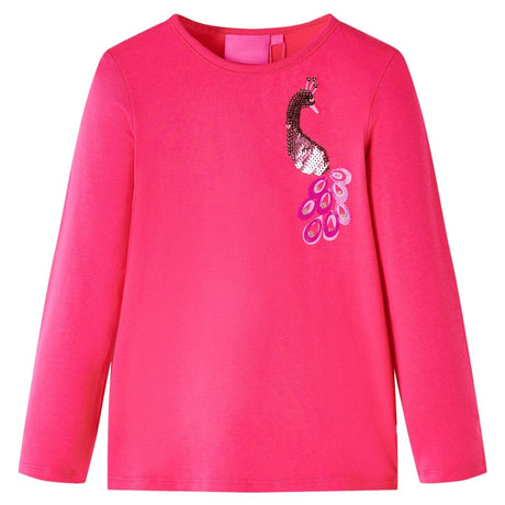 VidaXL Chemise enfant à manches longues 104 rose vif
