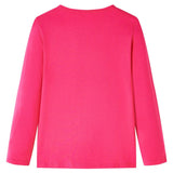 VidaXL Chemise enfant à manches longues 128 rose vif