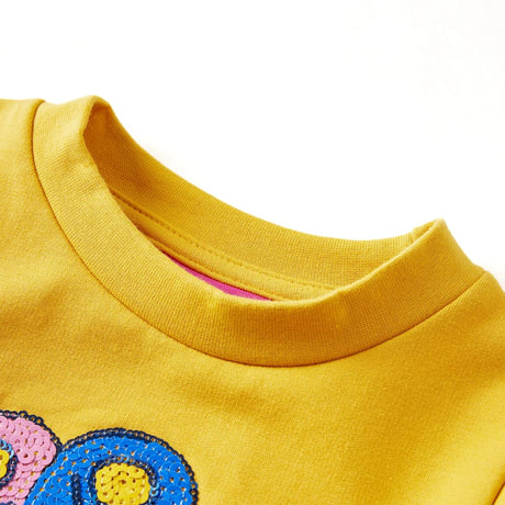 VidaXL Pull enfant 92 ocre foncé