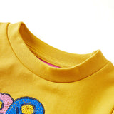 VidaXL Pull enfant 116 ocre foncé