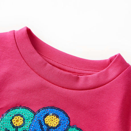 VidaXL Pull enfant 104 rose vif