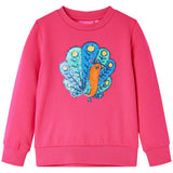 VidaXL Pull enfant 140 rose vif