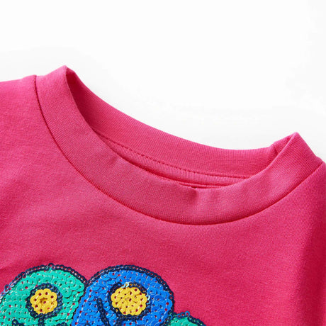 VidaXL Pull enfant 140 rose vif