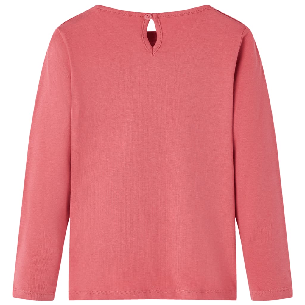 VidaXL Chemise enfant à manches longues 92 vieux rose