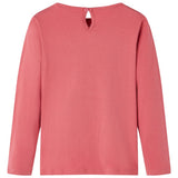 VidaXL Chemise enfant à manches longues 104 vieux rose