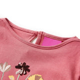 VidaXL Chemise enfant à manches longues 104 vieux rose