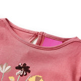 VidaXL Chemise enfant à manches longues 116 vieux rose