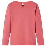 VidaXL Chemise enfant à manches longues 128 vieux rose