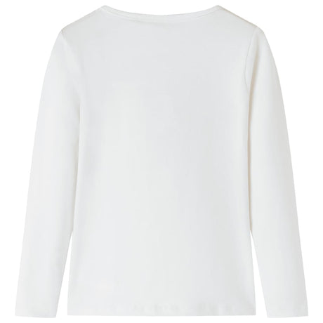 VidaXL Chemise enfant à manches longues 104 couleur écru