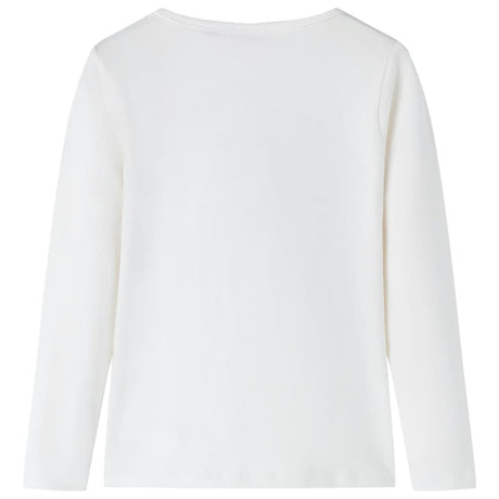 VidaXL Chemise enfant à manches longues 128 couleur écru