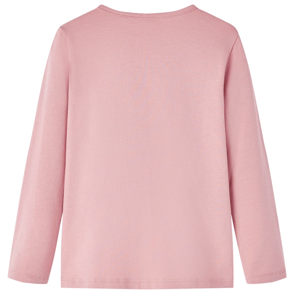 VidaXL Chemise enfant à manches longues 92 rose clair