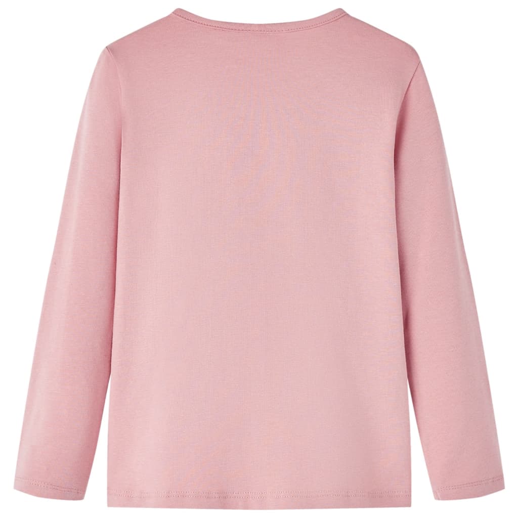 VidaXL Chemise enfant à manches longues 116 rose clair