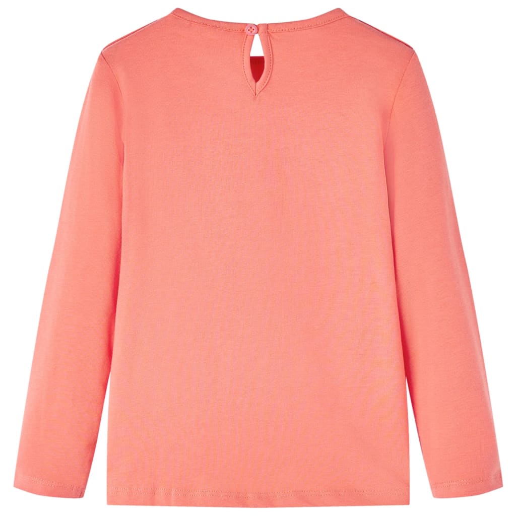 VidaXL Chemise enfant à manches longues 92 corail