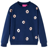 VidaXL Pull enfant 116 bleu marine