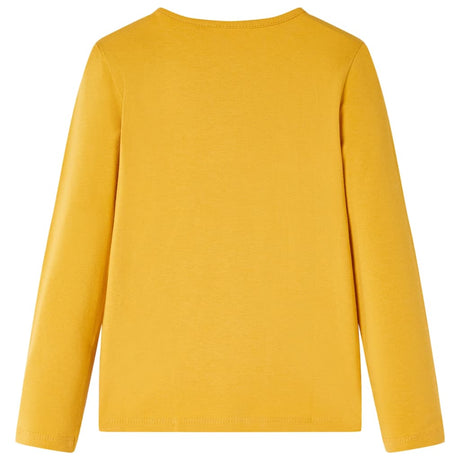 VidaXL Chemise enfant à manches longues 104 ocre foncé