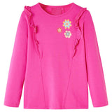 VidaXL Chemise enfant à manches longues 92 rose foncé