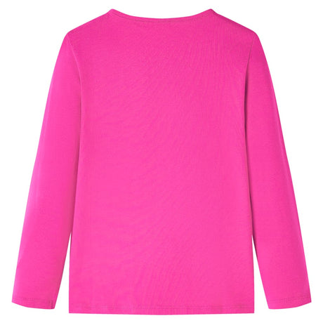 VidaXL Chemise enfant à manches longues 104 rose foncé