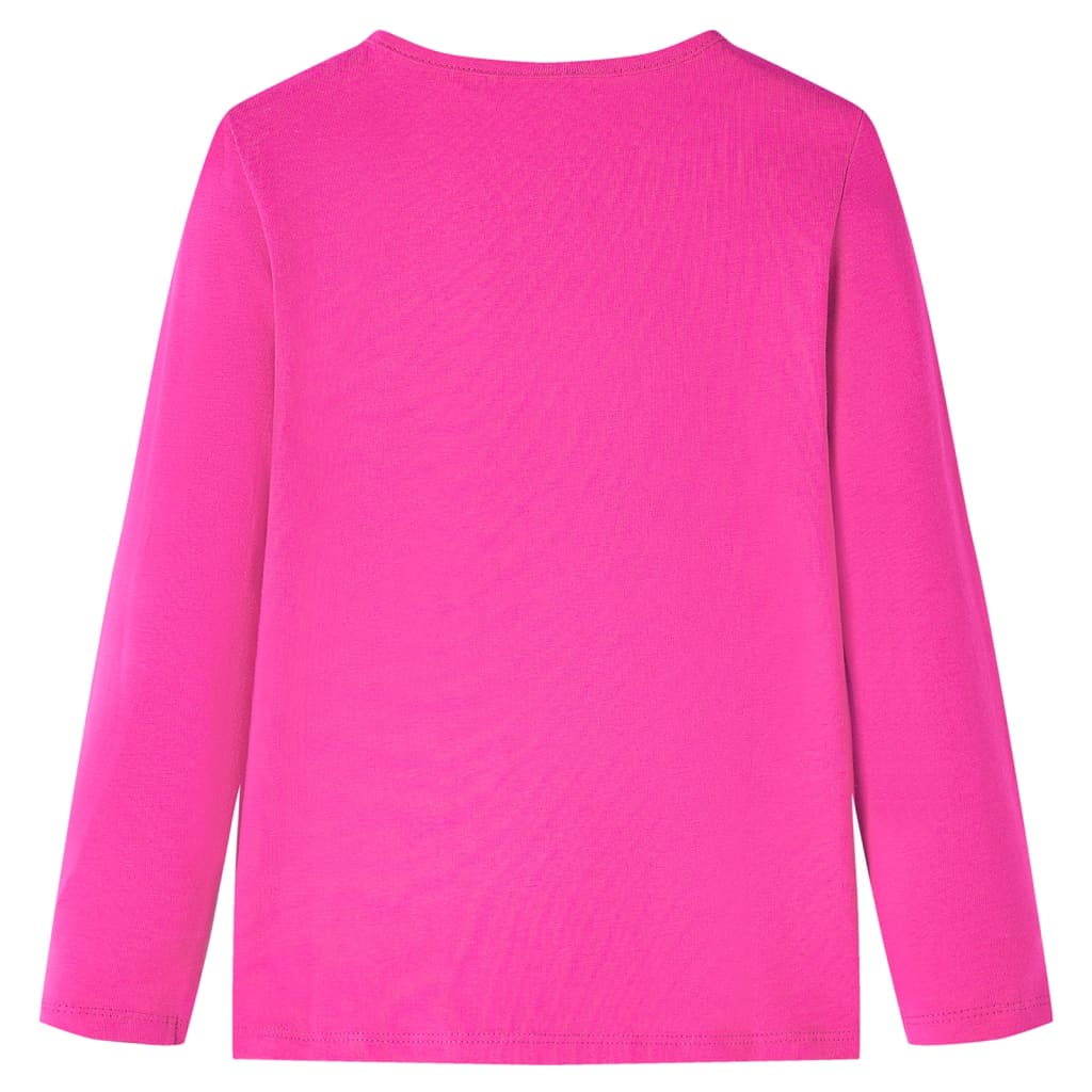 VidaXL Chemise enfant à manches longues 116 rose foncé