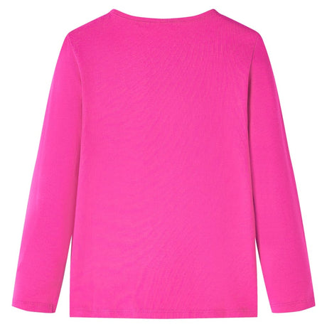 VidaXL Chemise enfant à manches longues 116 rose foncé