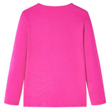 VidaXL Chemise enfant à manches longues 128 rose foncé