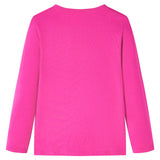 VidaXL Chemise enfant à manches longues 140 rose foncé