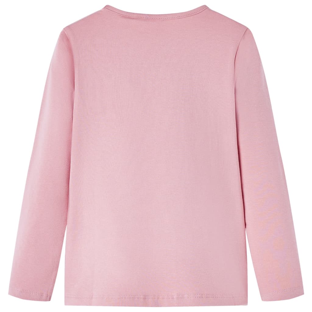 VidaXL Chemise enfant à manches longues 92 rose clair